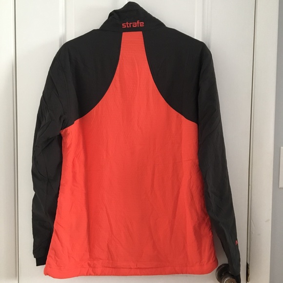 STRAFE Polartec Alpha Mid Jacket in Hot Coral - Picture 2 of 8